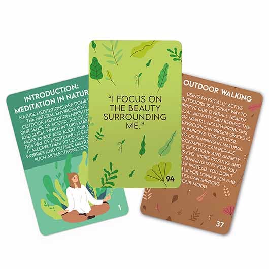 Nature Meditation Wellness Cards