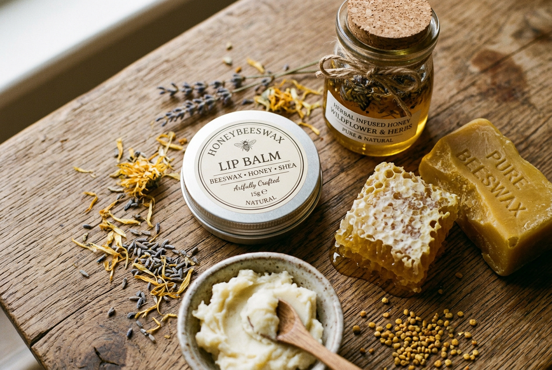 table of lip balm ingredients