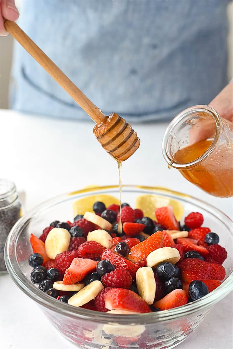 Bourbon Infused Honey 10 oz glass jar
