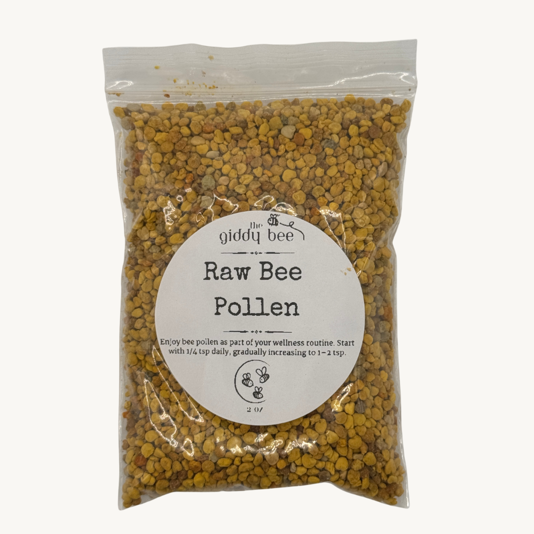packet of raw dried bee pollen