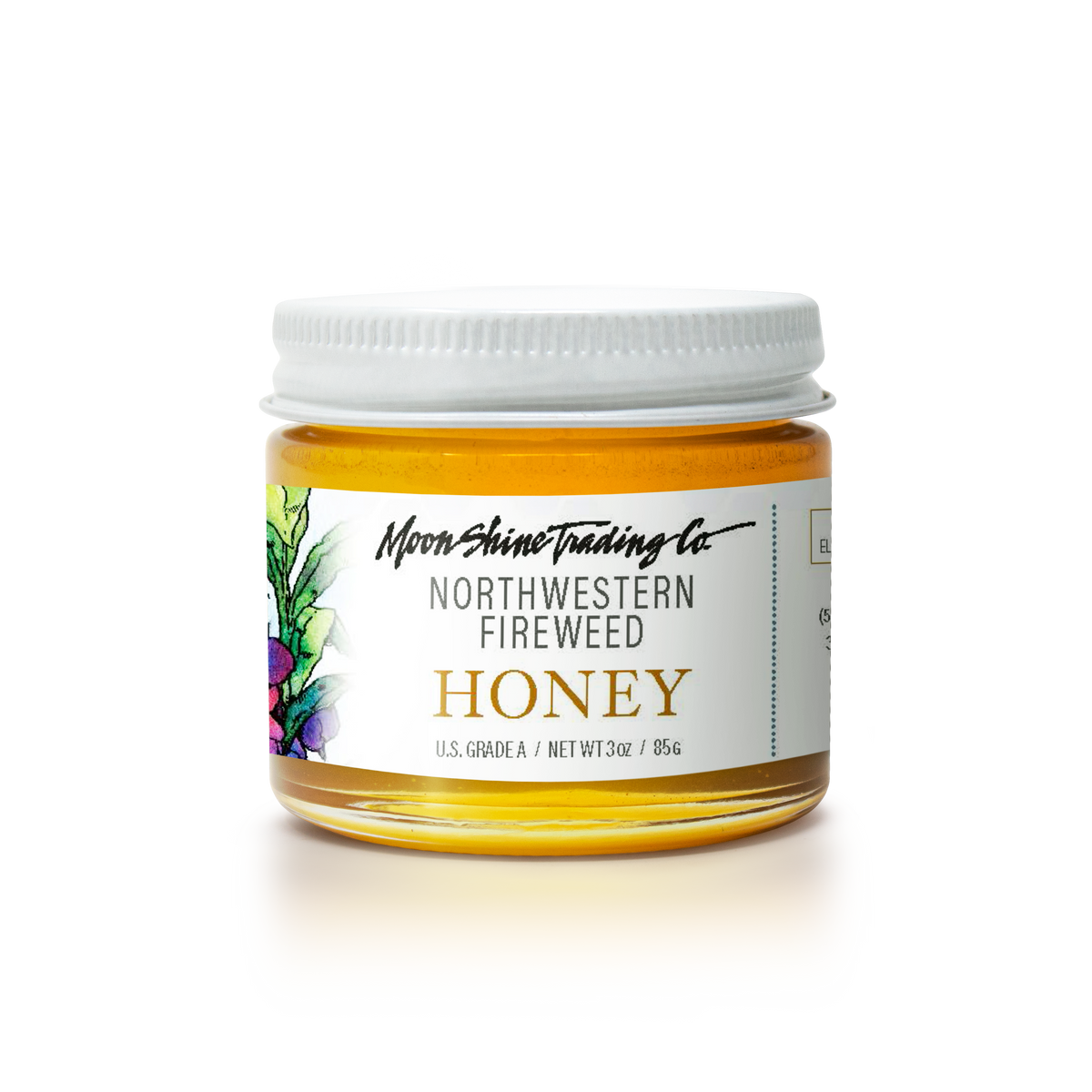 Northwestern Fireweed Honey: 3oz