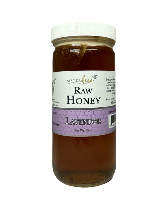 Lavender Infused Honey 10 oz Glass
