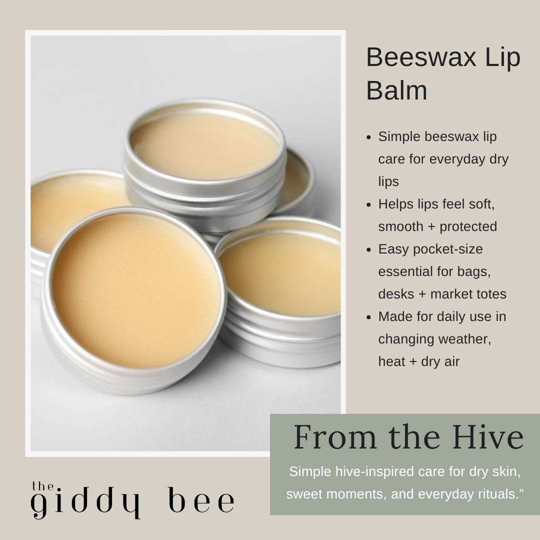 Beeswax Lip Balm from The Giddy Bee
