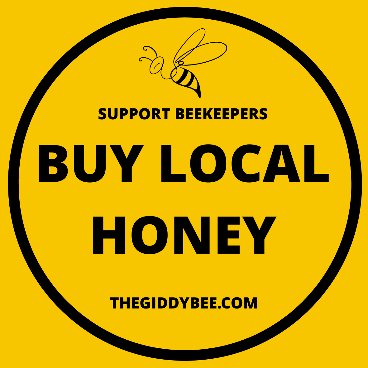 Bee Supportive: Vinyl Bee Stickers