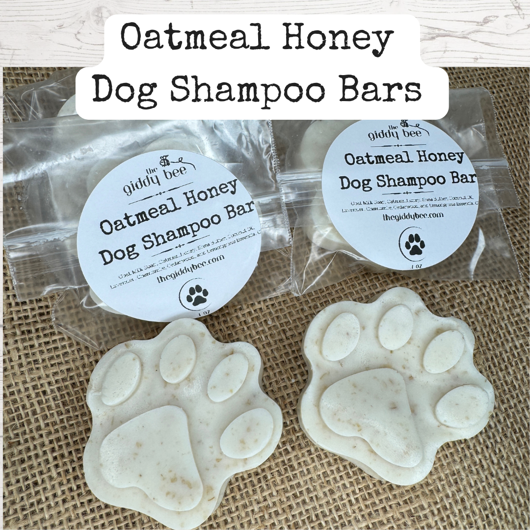 Honey Oatmeal Dog Shampoo Bars