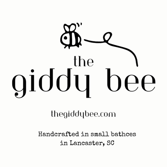 The Giddy Bee Sticker (2.5 Inch Round)