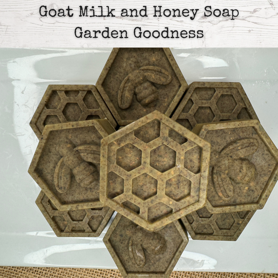 Goat Milk and Honey Soap - Small Bee Hex