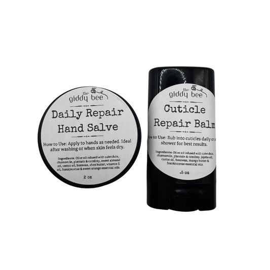Cuticle balm and mini had repair for hand repair duo