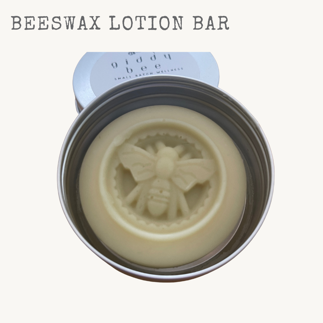 beeswax lotion bar for moisture