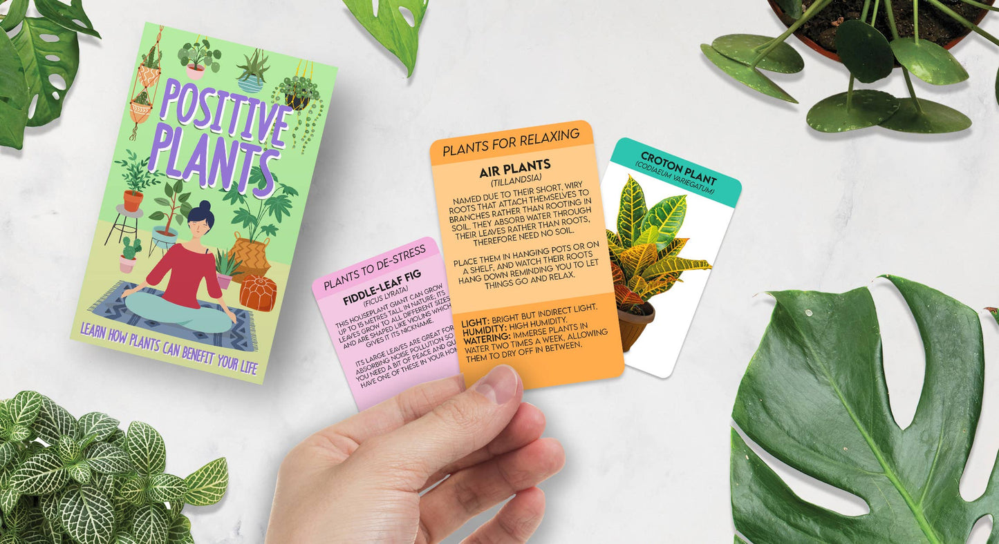 Positive Plants Wellness Cards