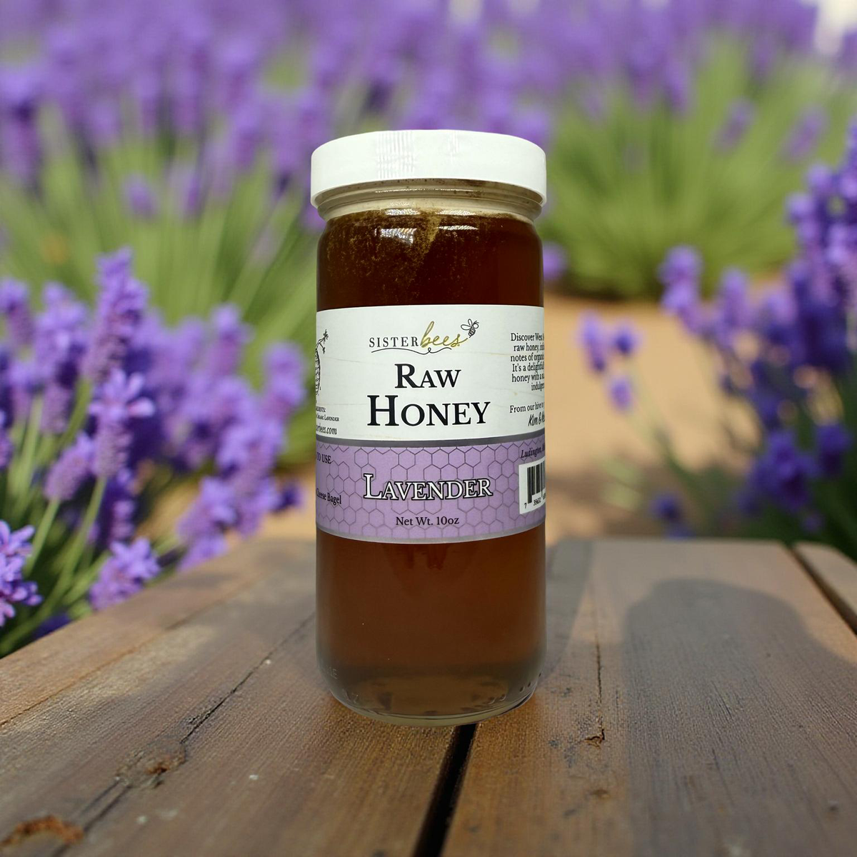 Lavender Infused Honey 10 oz Glass