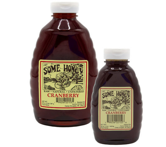 Raw Honey | Cranberry: 16oz Plastic