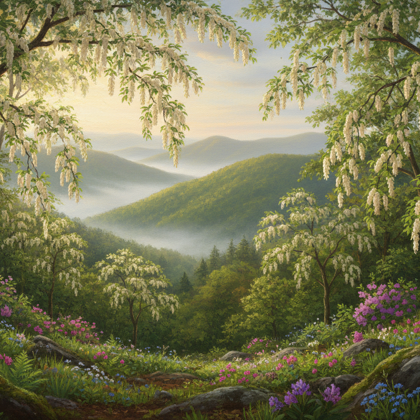 Sourwood trees
