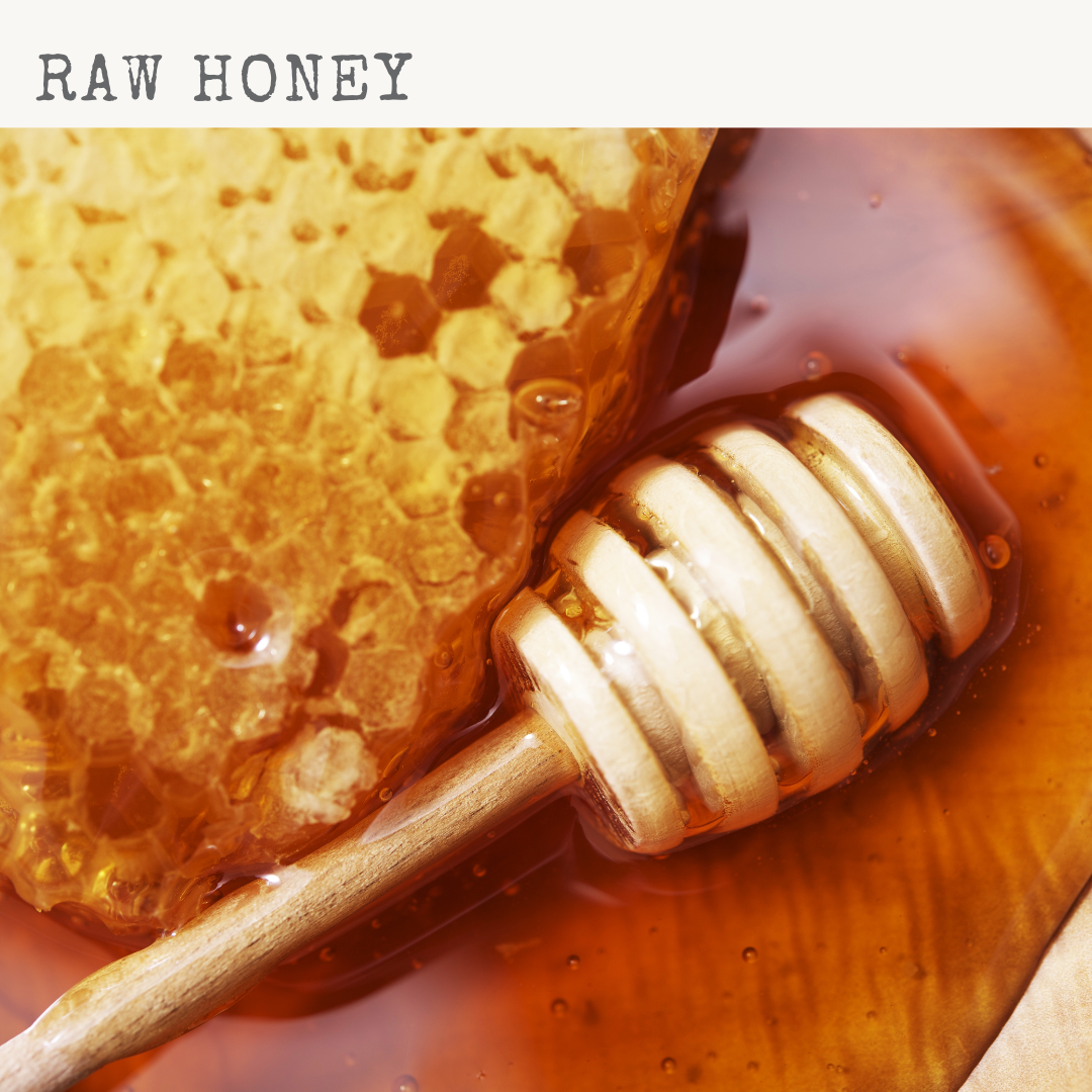 Raw honey sourced by The Giddy Bee